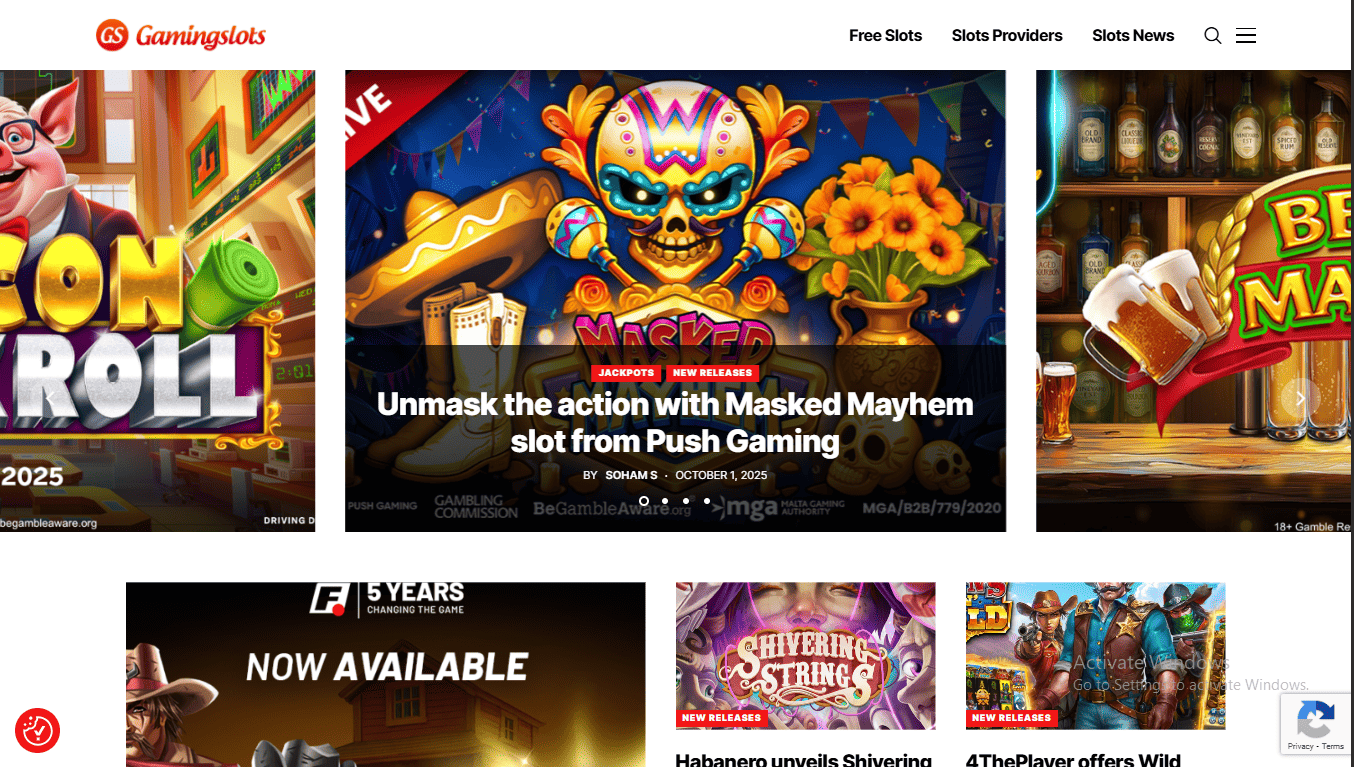 Gamingslots Screenshot
